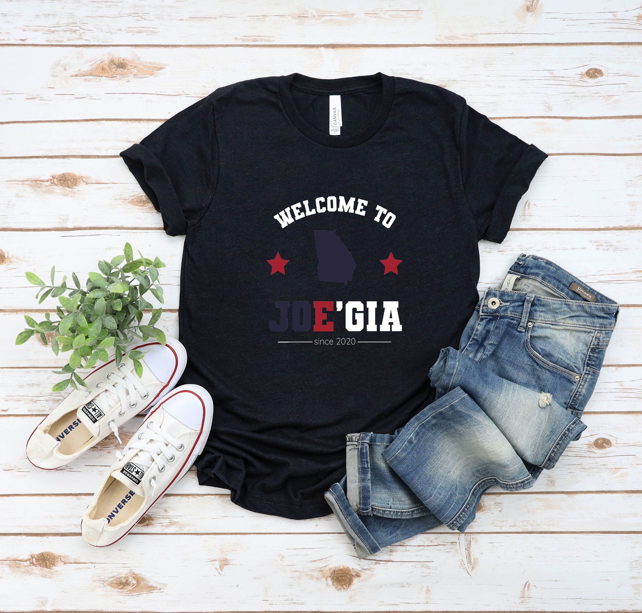 Welcome to Joe'gia Since 2020 Shirt, 2020 Election Shirt, Joe Biden for President, Kamala Harris Campaign, Election 2020 Shirt- Black