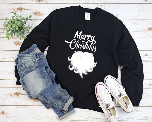 Merry Christmas Sweatshirt, Santa Clause Sweater, Ugly Christmas Sweatshirt, Funny Family Christmas Sweater, Funny Xmas Sweatshirt